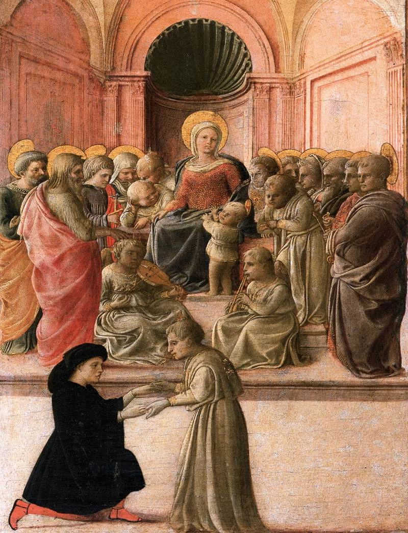 Madonna col Bambino, santi, angeli e donatore - Collezione Vittorio Cini, Venezia